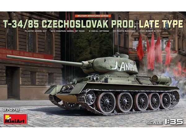 T-34-85 CZECHOSLOVAK PROD. LATE TYPE