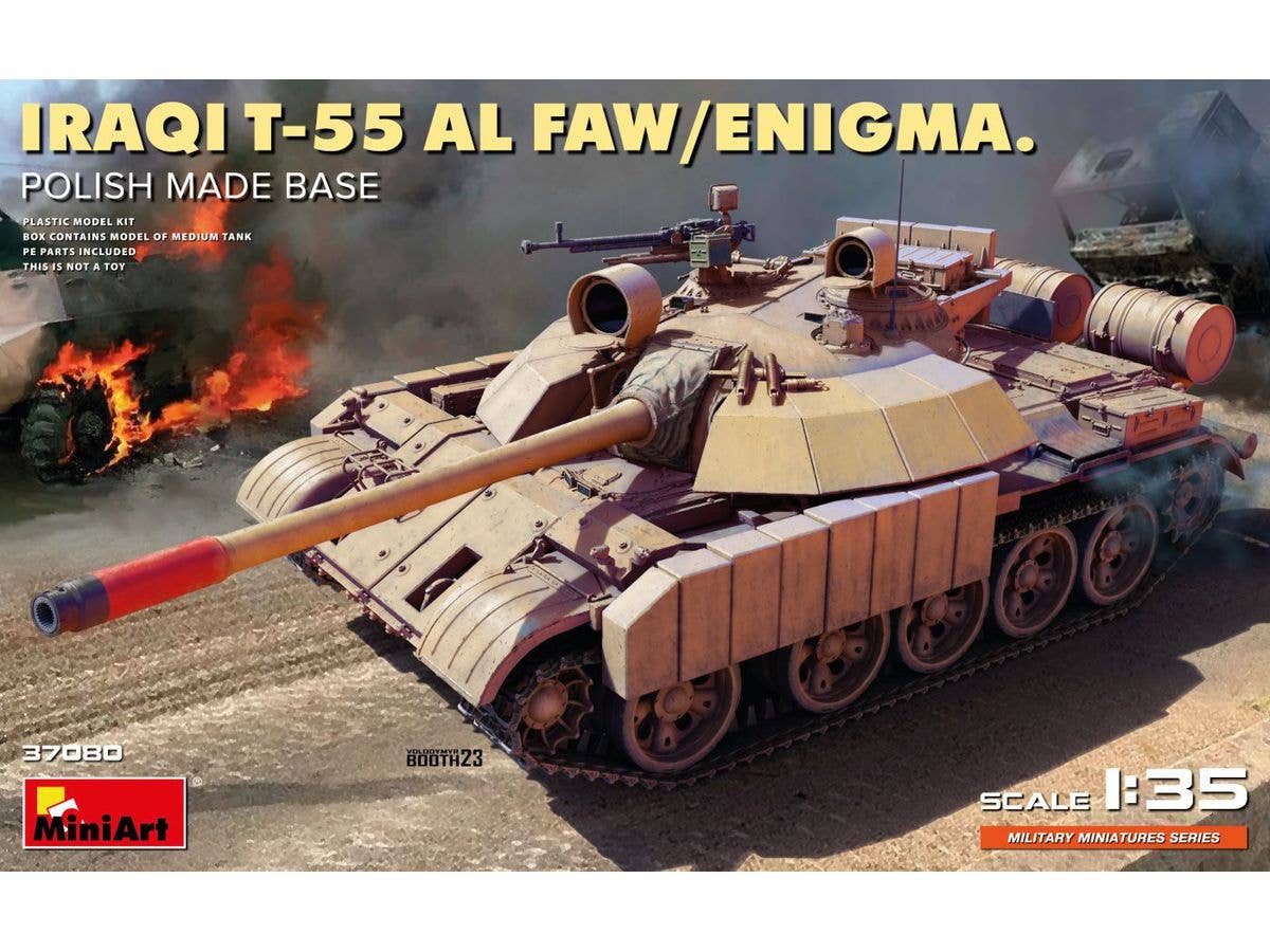 IRAQI T-55 AL FAW/ENIGMA. Polish Made Base