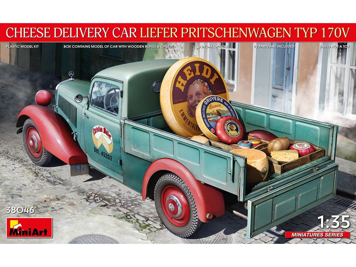Cheese Delivery Car Liefer Pritschenwagen Typ 170V