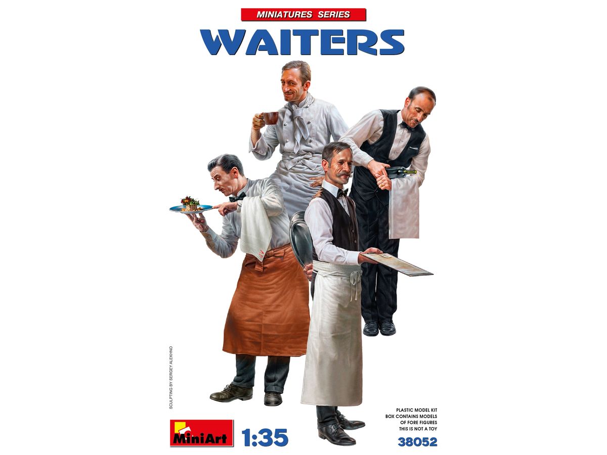 4 Waiters Figures