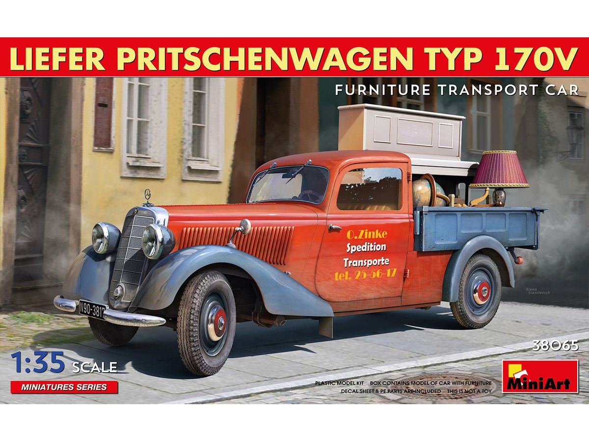 Liefer Pritschenwagen Typ 170V. Furniture Transport Car