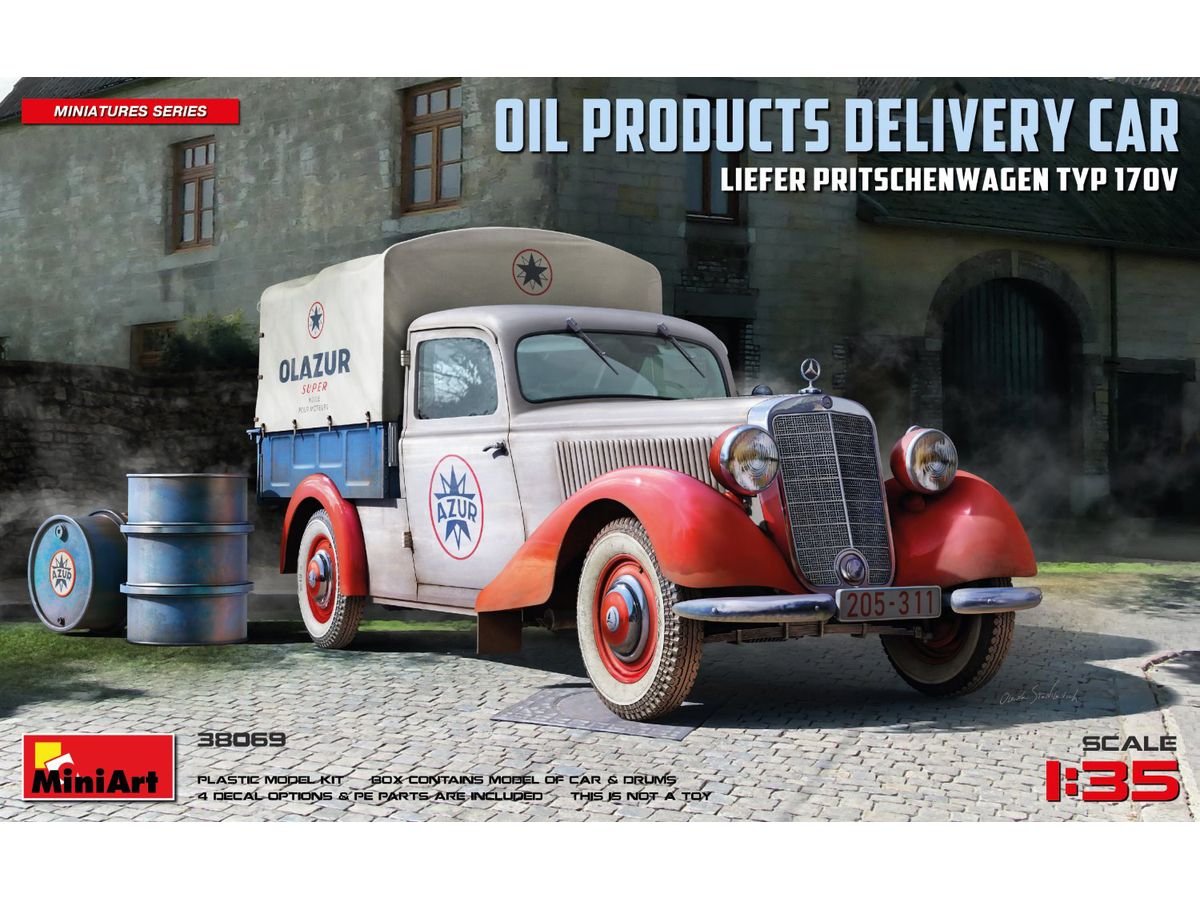 Oil Products Delivery Car, Liefer Pritschenwagen Type 170V