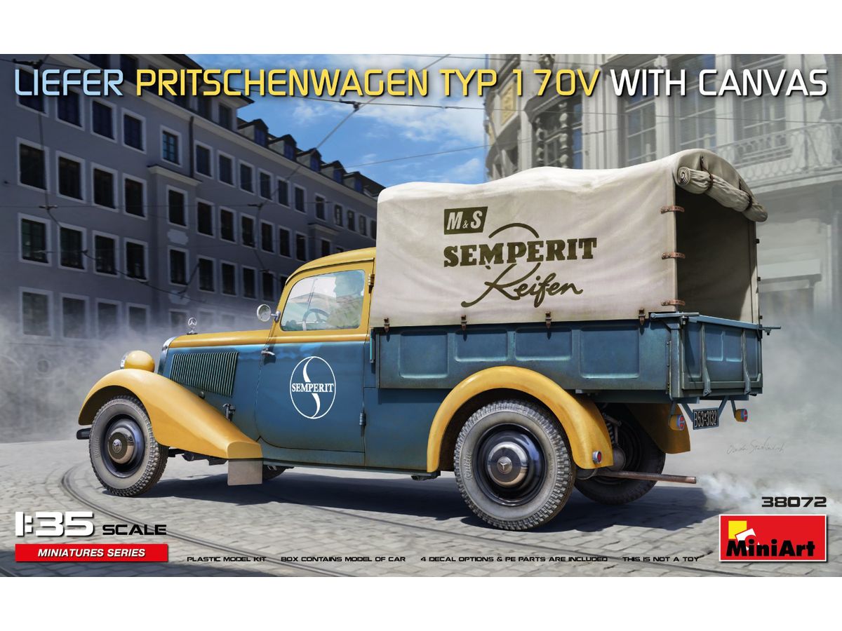 Liefer Pritschenwagen Typ 170V With Canvas