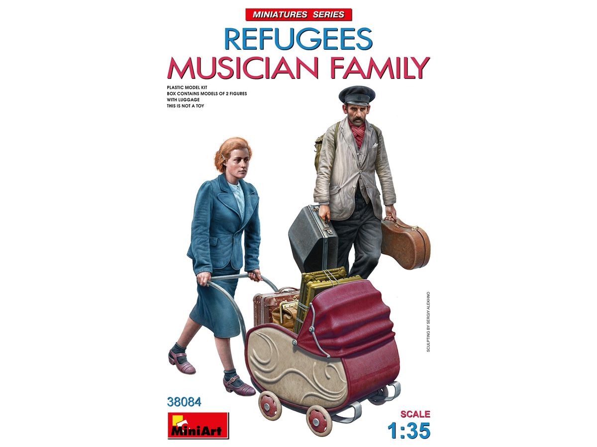 Refugees. Musician Family