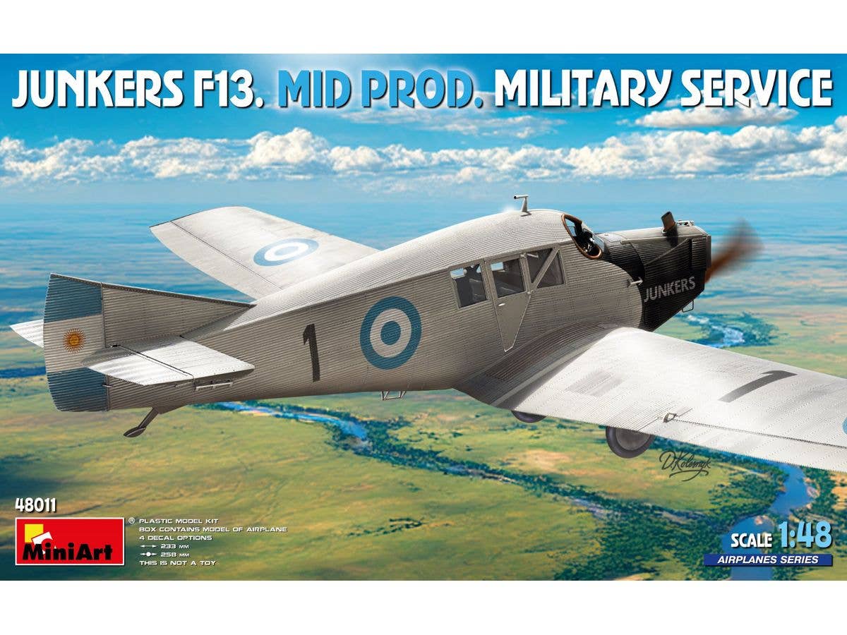 Junkers F13. Mid Prod. Military Service