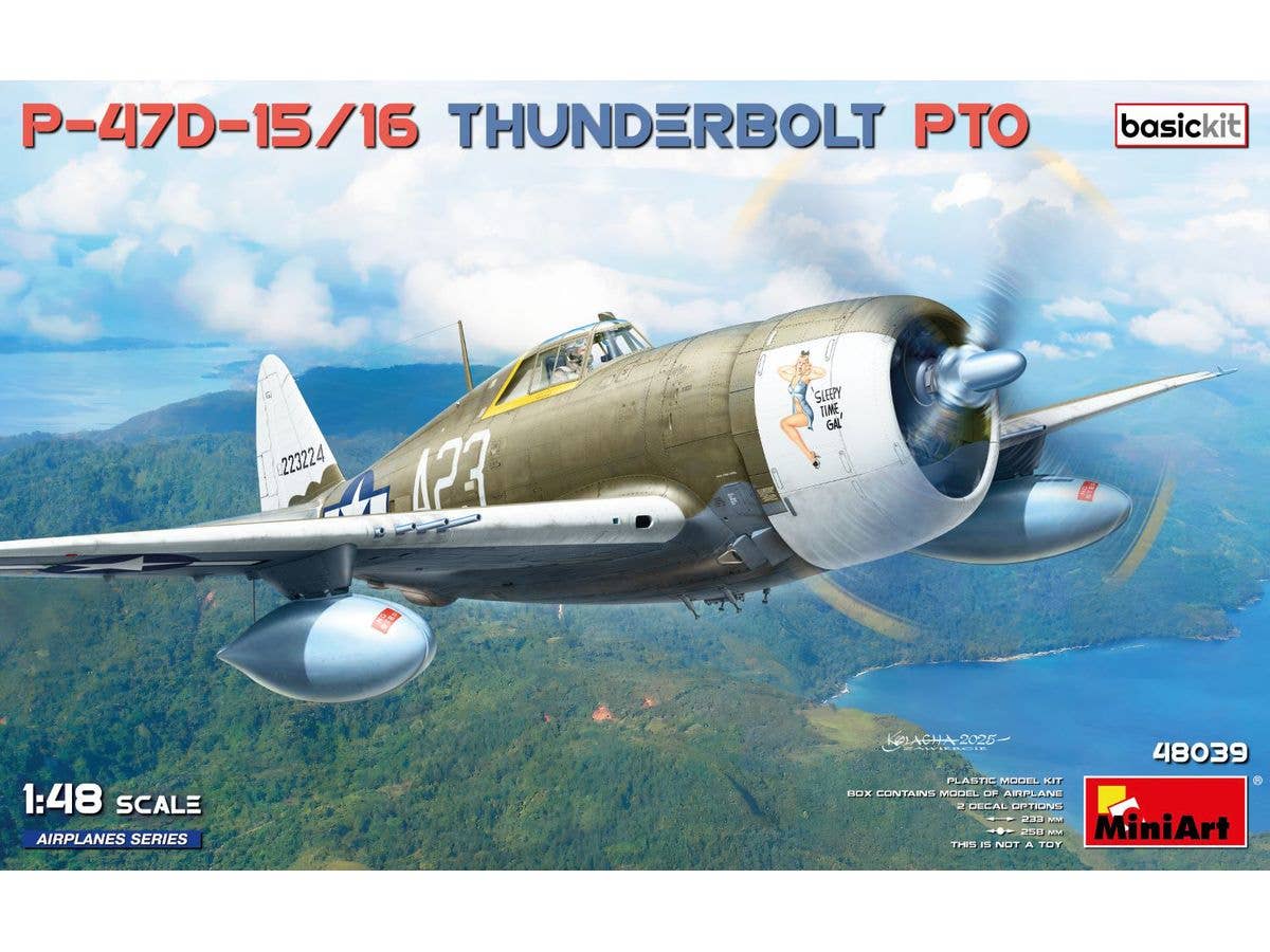 P-47D-15/16 THUNDERBOLT. PTO RAZORBACKS. BASIC KIT