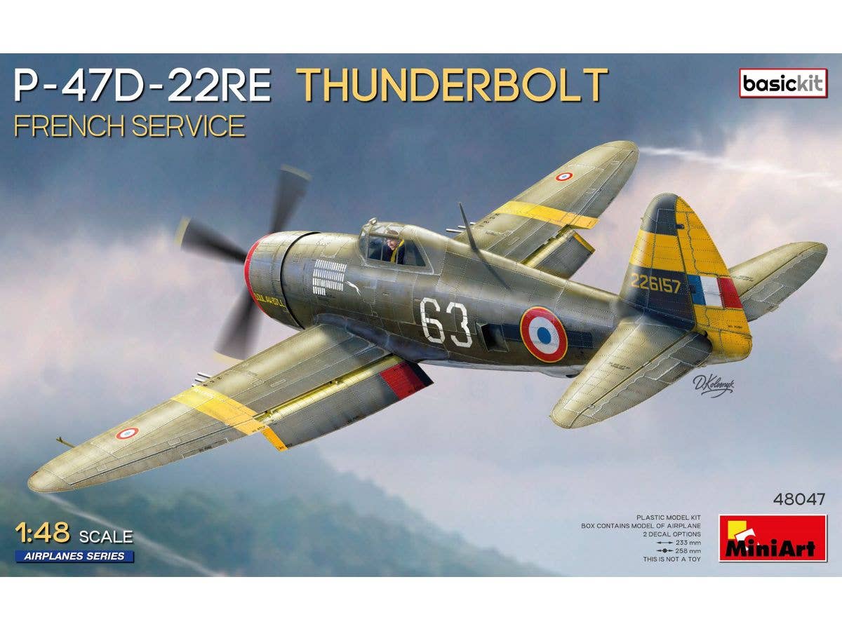 P-47D-22RE Thunderbolt. French Service. Basic Kit