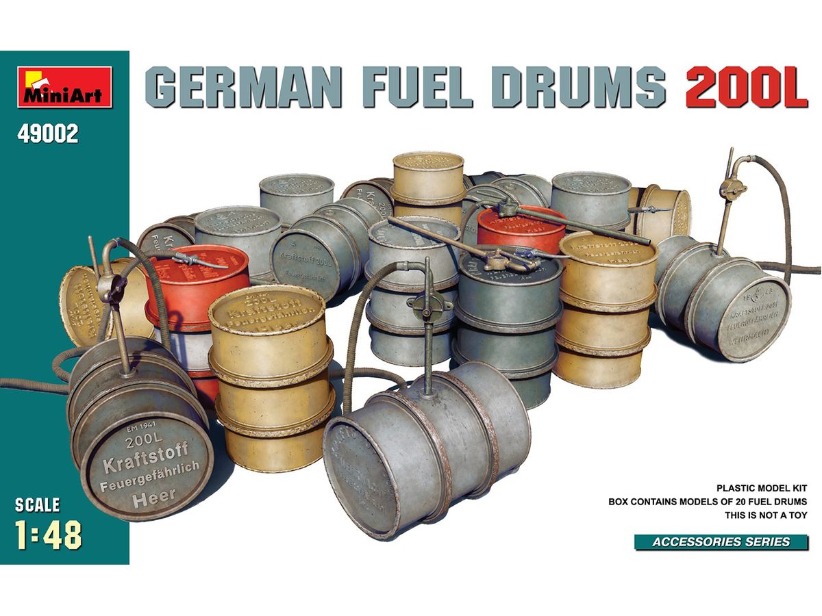 German Fuel Drums 200L