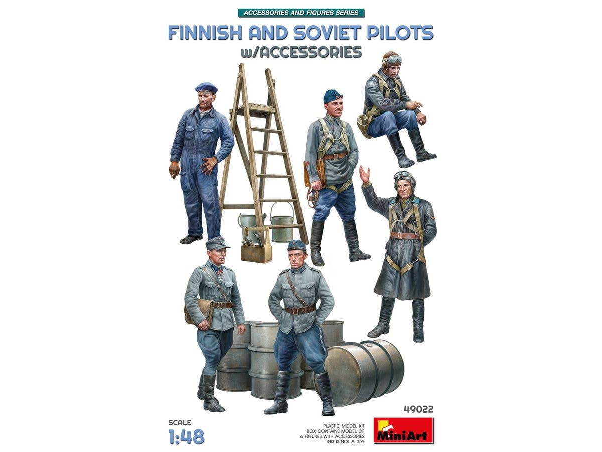 Finnish And Soviet Pilots w/Accessories