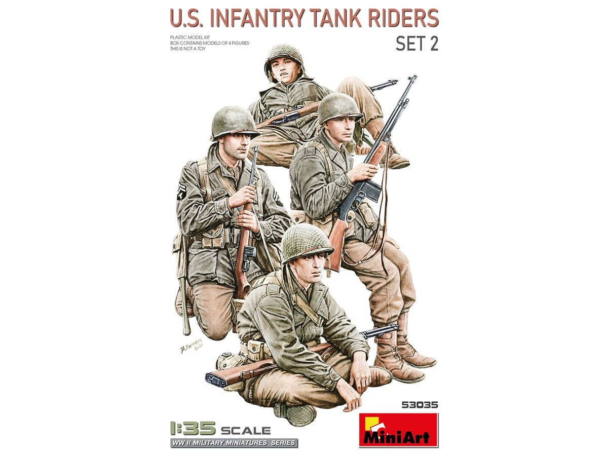 U.S. Infantry Tank Riders. Set 2