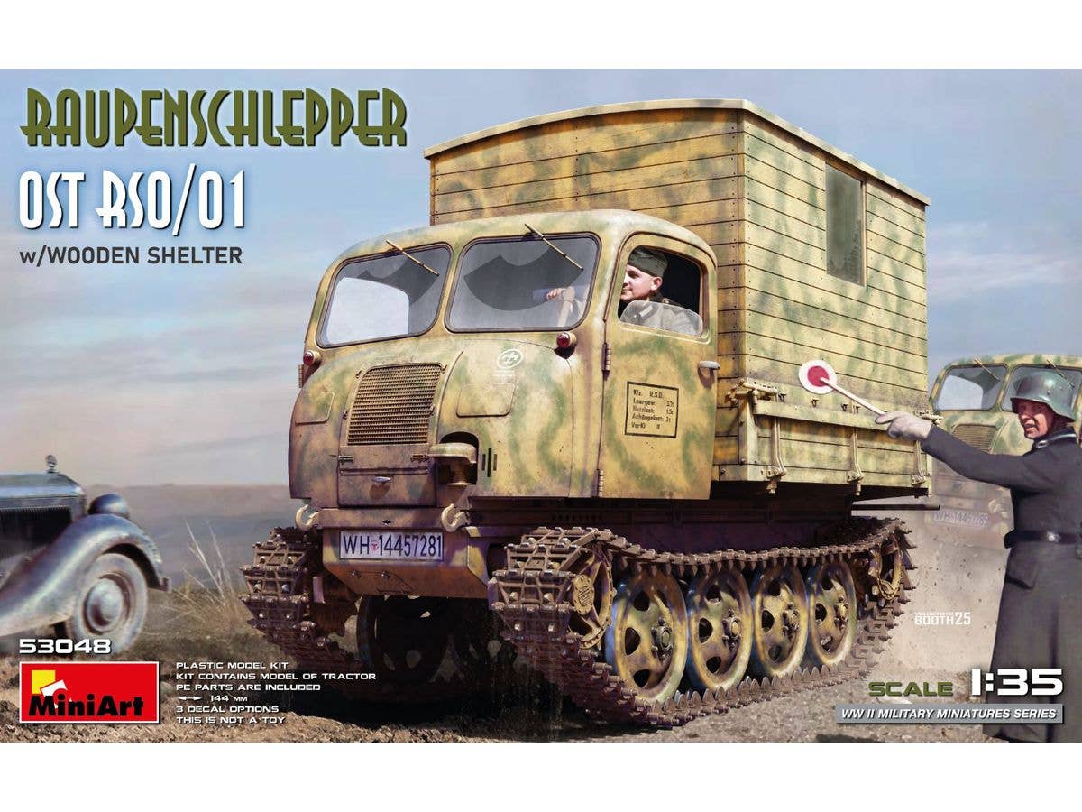 Raupenschlepper Ost RSO/01 w/Wooden Shelter