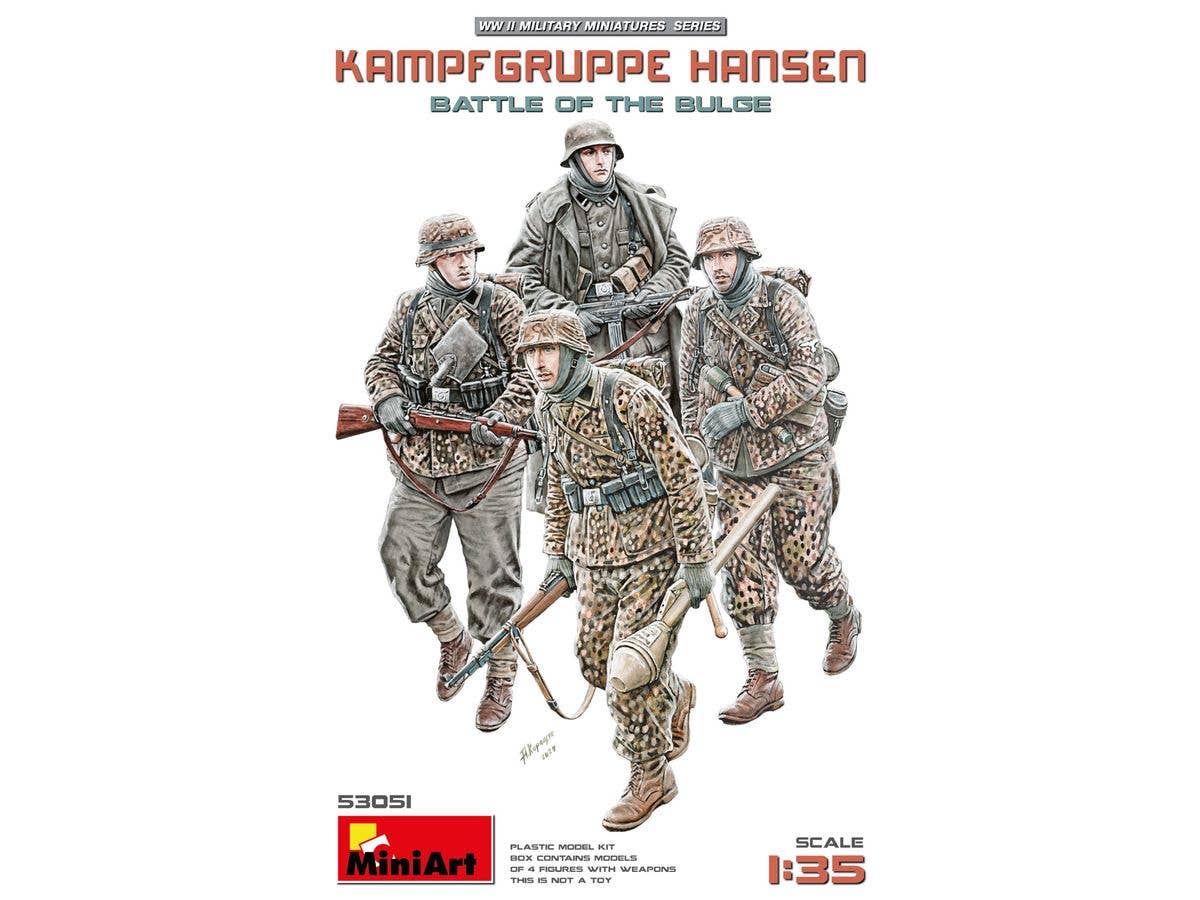 Kampfgruppe Hansen. Battle of the Bulge