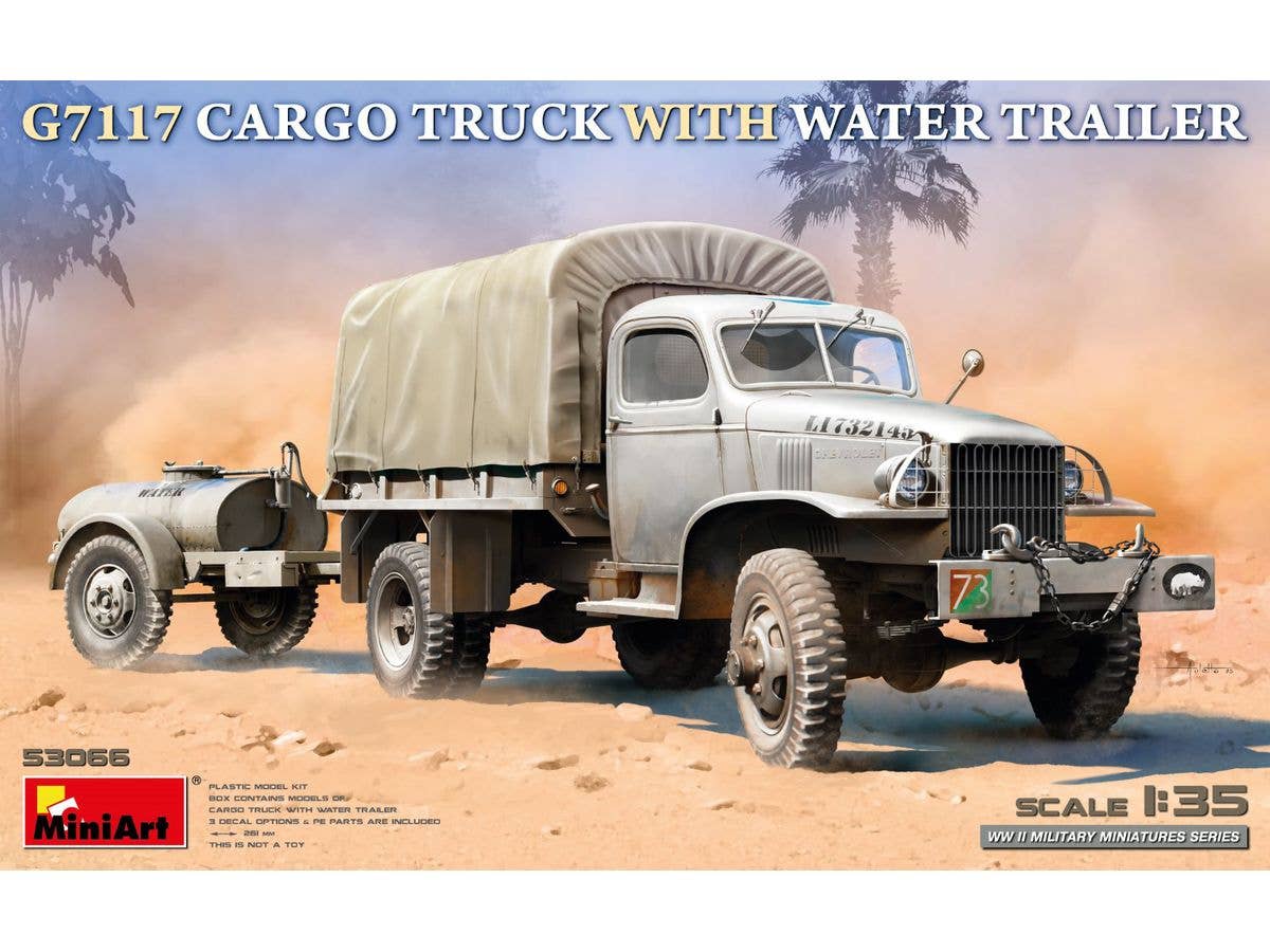 G7117 Cargo Truck With Water Trailer