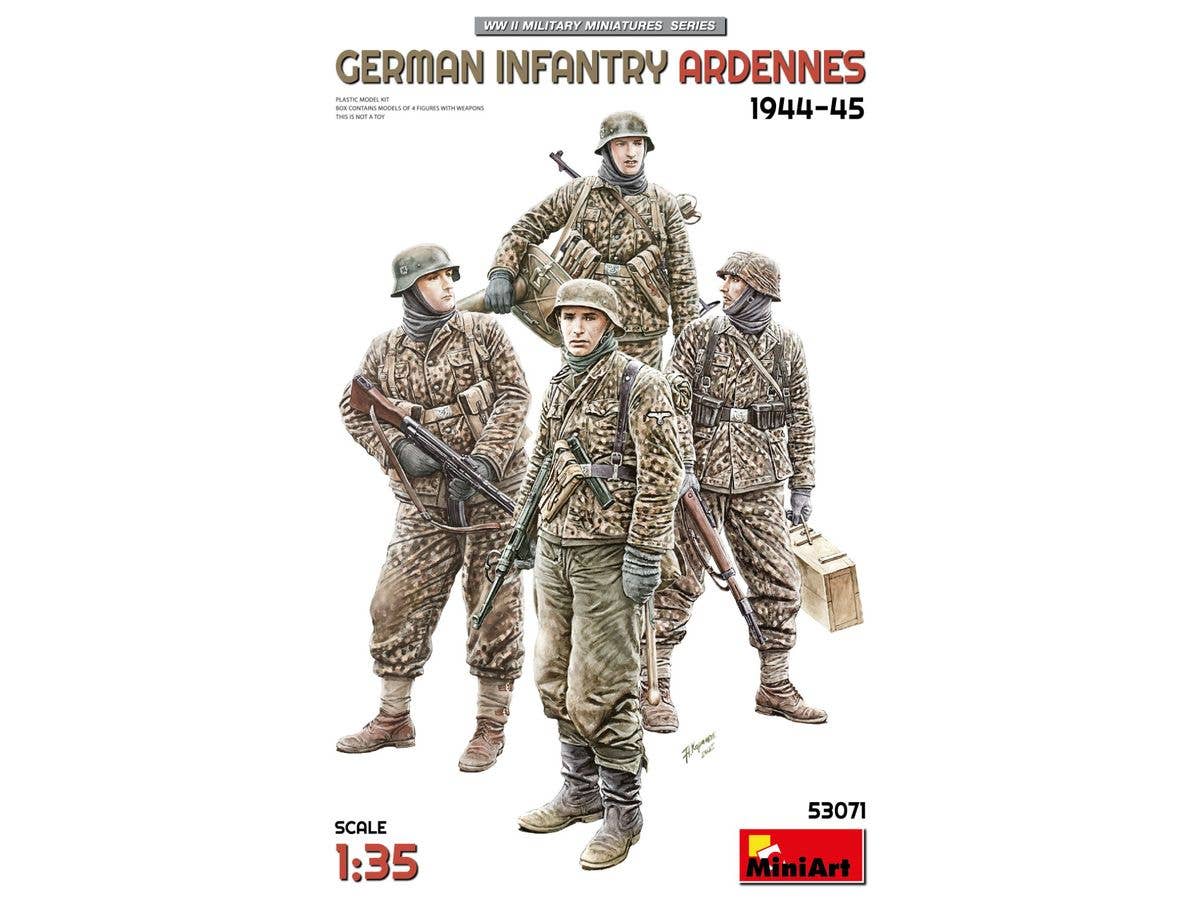 German infantry. Ardennes 1944-45