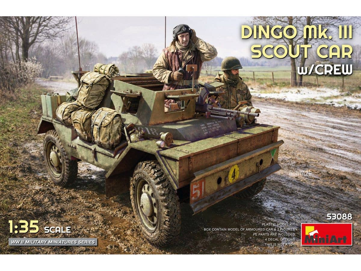 Dingo Mk. III Scout Car w/Crew