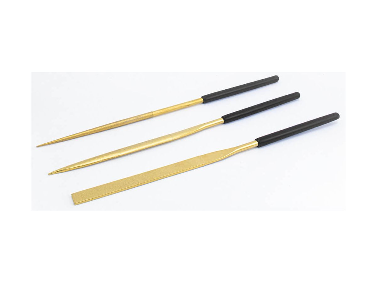 Titanium Coated Diamond File 3-piece Set # 200
