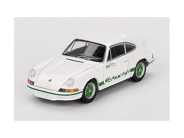 Porsche 911 Carrera RS 2.7 Grand Prix White/Green Livery (Right Handle)