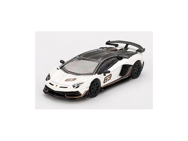 Lamborghini Aventador SVJ 63 Bianco Asopo (White) (Right Hand Drive)