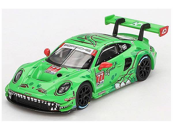 Porsche 911 Gt3 R Imsa Daytona 24 Hours Gtd Pro 2Nd Place Car 2024 #77 Ao Racing (Left Hand Drive)