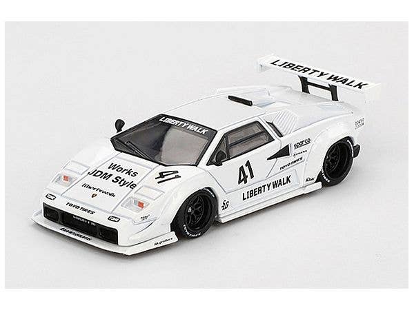 Lamborghini Countach LB-WORKS Tokyo Auto Salon 2024 White (Left Hand Drive)