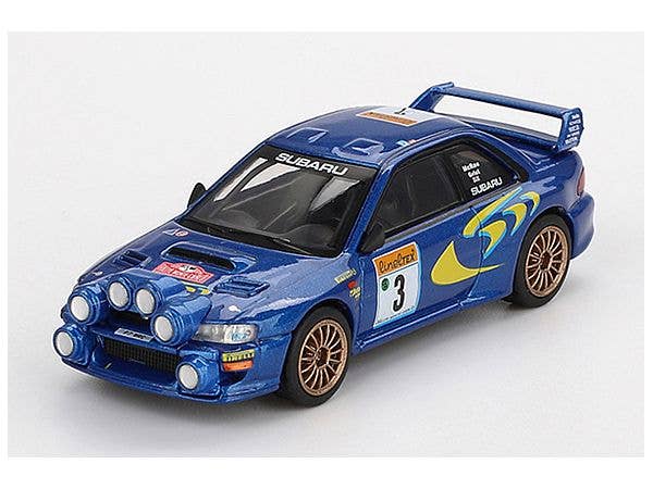 Subaru Impreza WRC98 Monte Carlo Rally 1998 3Rd Place Car #3 (Left-Hand Drive)