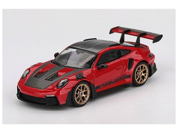 Porsche 911 (992) Gt3 Rs Weissach Package Guards Red (Left-Hand Drive)