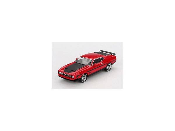 Ford Mustang Mach 1 1971 Race Red (Left-Hand Drive)