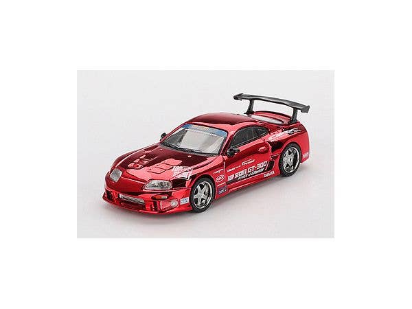 Toyota Supra (A80) Gt-300 Top Secret Red Chrome (Right-Hand Drive)