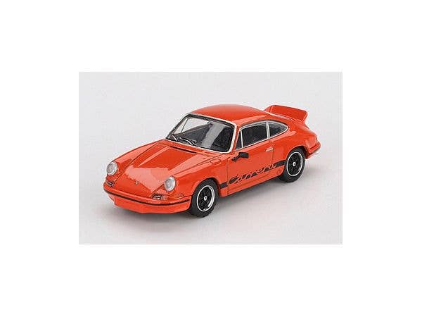 Porsche 911 Carrera Rs 2.7 Tangerine/Black Livery (Left-Hand Drive)