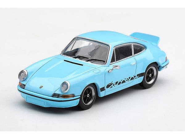 Porsche 911 Carrera RS 2.7 Gulf Blue/Black Livery (Left-hand drive)