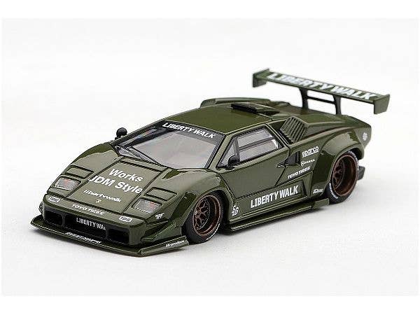 Lamborghini Countach LB-WORKS Army Green (Left-hand drive)