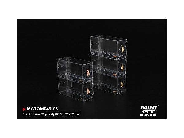 MINI GT Box Protector Type A: Standard Size (25 pieces/set)