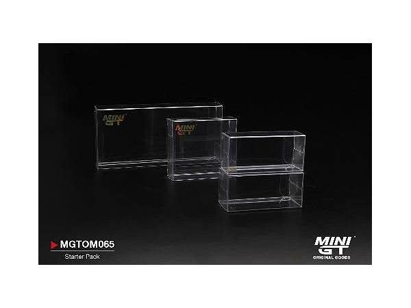 MINI GT Box Protector Starter Pack (24 pieces / Set: Type A / 10 pieces, Type B / 10 pieces, Type C / 2 pieces, Type D / 2 pieces)