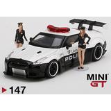 minigt / 1/64 LB★WORKS R35 Type1“Police” MINI GT 147 Nissan GT-R R35 Type 1 Rear Wing Version 1 LB