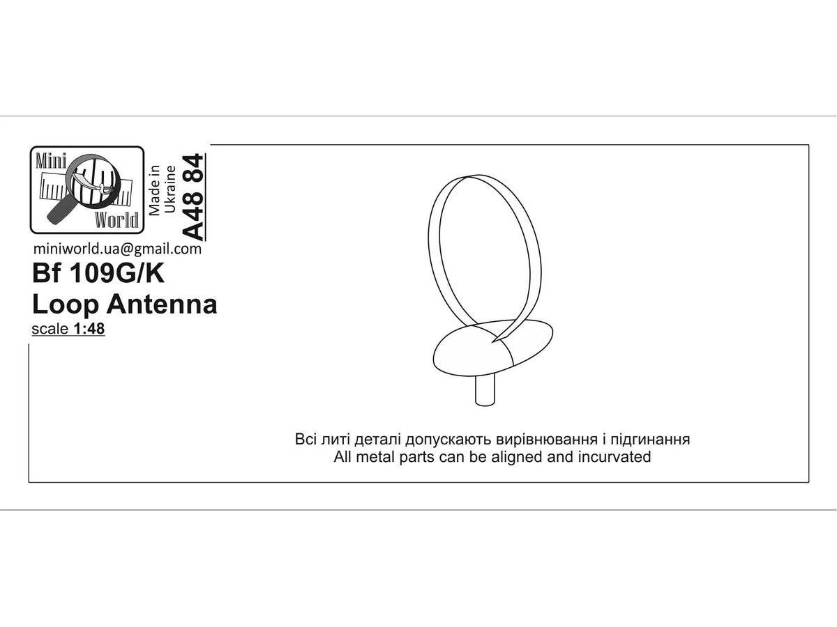 Bf109G/K Loop Antenna