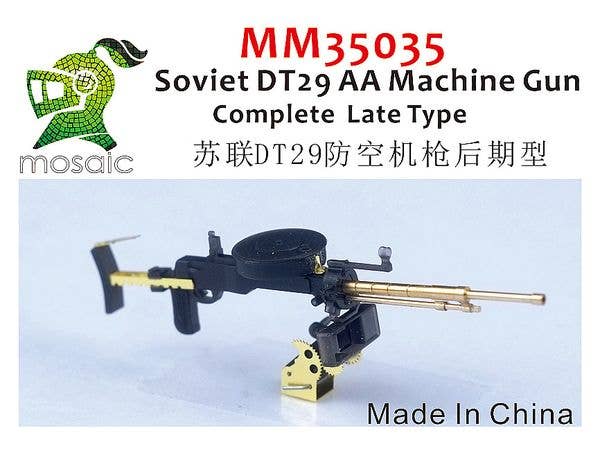WWII Soviet DT29 AA Machine Gun Late Type Complete Set
