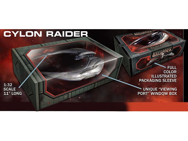 Battlestar Galactica: Cylon Raider Completed Model