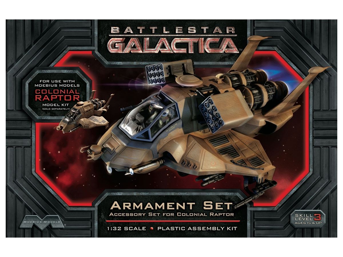 Battlestar Galactica Colonial Raptor Armament Set