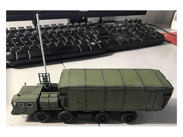 Russian S300 Missile System 54K6E Baikal Air Defence Command Post 2010s
