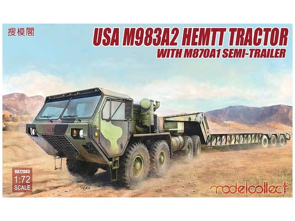 USA M983A2 Hemtt Tractor with M870A1 Semi-Trailer
