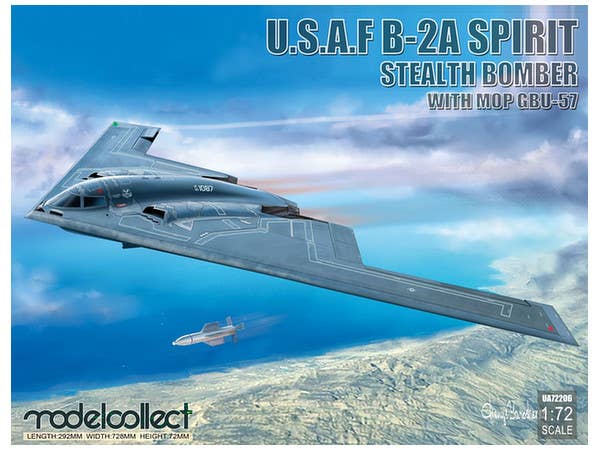 USAF B-2A Spirit Stealth Bomber with Mop GBU-57