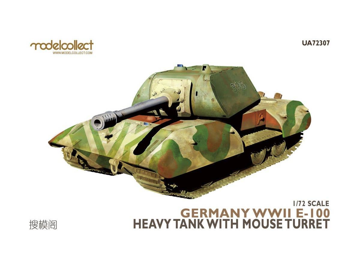 Germany WWII E-100 Heavy Tank with Mouse Turret