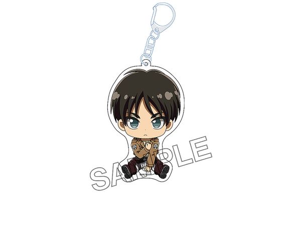 Tv Anime Attack On Titan: Petanko Acrylic Keychain Vol.1 Eren