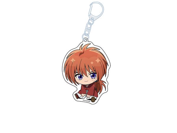 Tv Anime Rurouni Kenshin: Meiji Swordsman Romantic Story - Kyoto Disturbances: Petanko Acrylic Keychain Himura Kenshin
