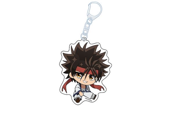 Tv Anime Rurouni Kenshin: Meiji Swordsman Romantic Story - Kyoto Uprising: Petanko Acrylic Keychain Sagara Sanosuke