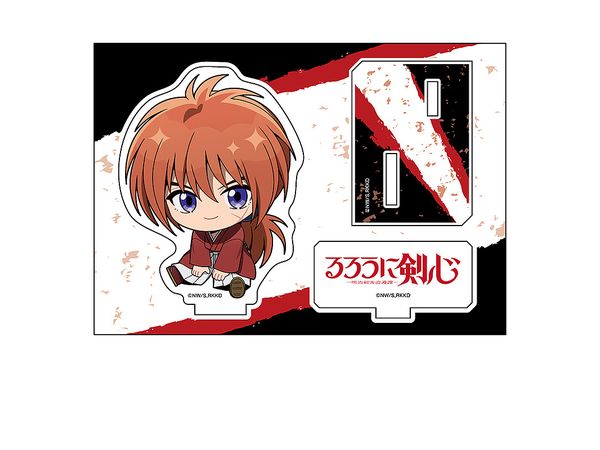 Tv Anime Rurouni Kenshin: Meiji Swordsman Romantic Story - Kyoto Uprising: Petanko Acrylic Figure Kenshin Himura