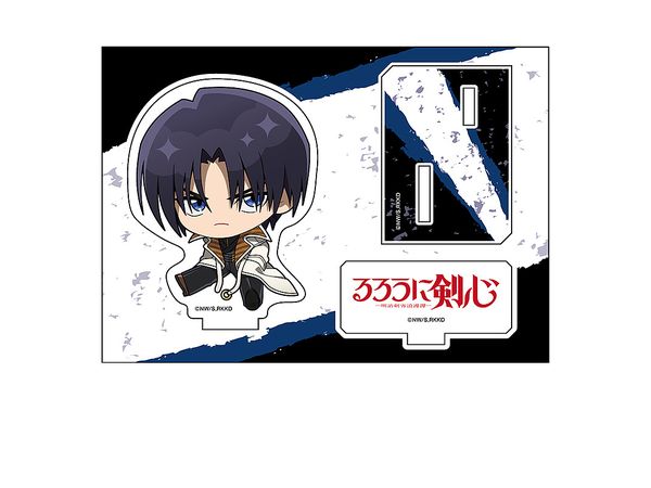 Tv Anime Rurouni Kenshin: Meiji Swordsman Romantic Story - Kyoto Disturbances: Petanko Acrylic Figure Shinomori Souji
