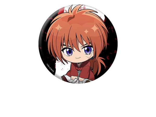 Tv Anime Rurouni Kenshin: Meiji Swordsman Romantic Story - Kyoto Uprising: Petanko Can Badge Himura Kenshin