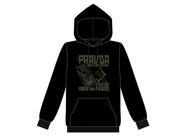 Girls und Panzer das Finale Pullover Parka E / Pravda High School