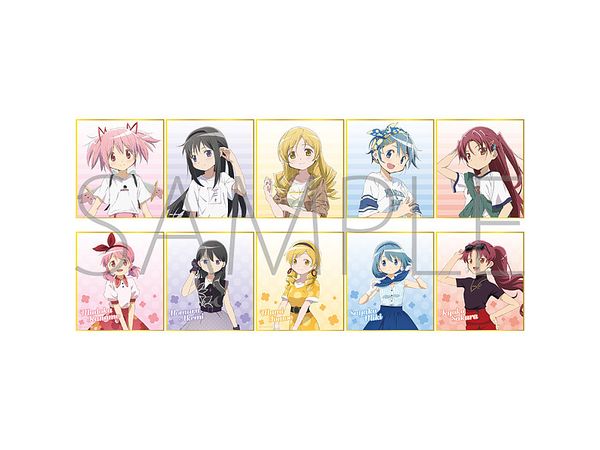 Puella Magi Madoka Magica Mini Shikishi Collection A 1Box 10pcs